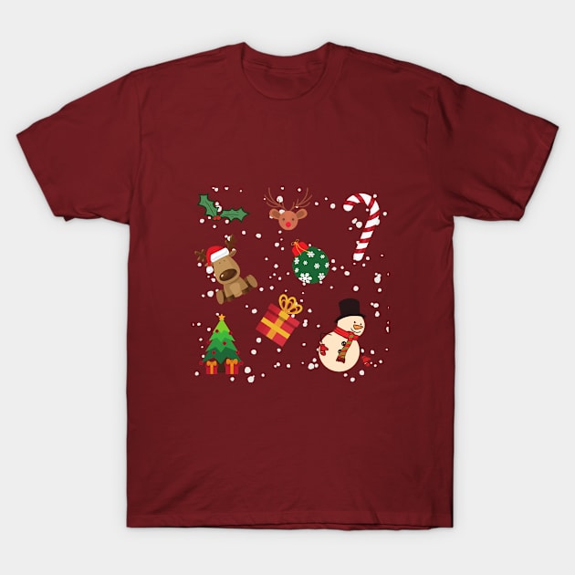 Merry Christmas. T-Shirt by create